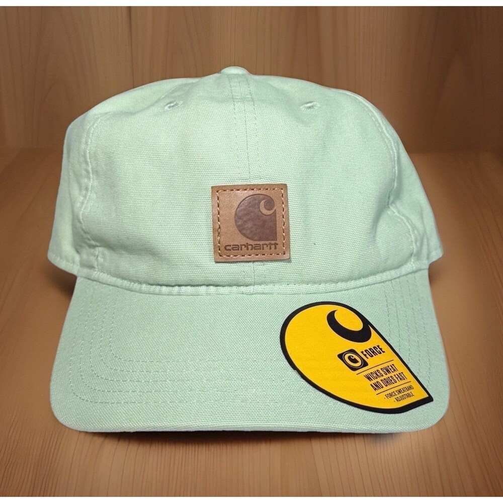 Carhartt Canvas Hat Cotton Odessa Light Green Adjustable Unisex AH0289 Brand New